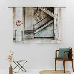 Urban Cotton Wandkleed Concrete Stairs Outlet