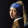 Wandkraft Girl with a Pearl Earring by Johannes Vermeer Hot