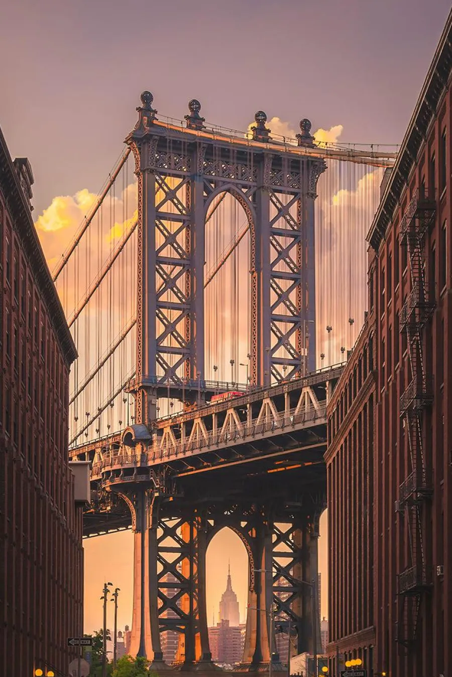 Wandkraft Manhatten Bridge from Brooklyn Street Clearance