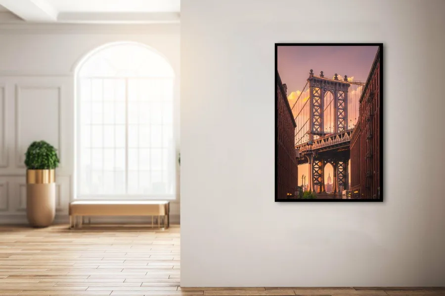 Wandkraft Manhatten Bridge from Brooklyn Street Clearance