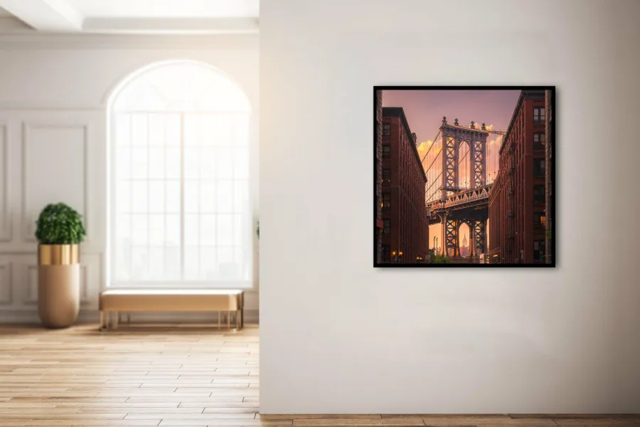 Wandkraft Manhatten Bridge from Brooklyn Street Clearance