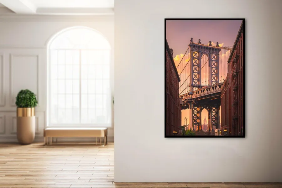 Wandkraft Manhatten Bridge from Brooklyn Street Clearance