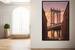 Wandkraft Manhatten Bridge from Brooklyn Street Clearance