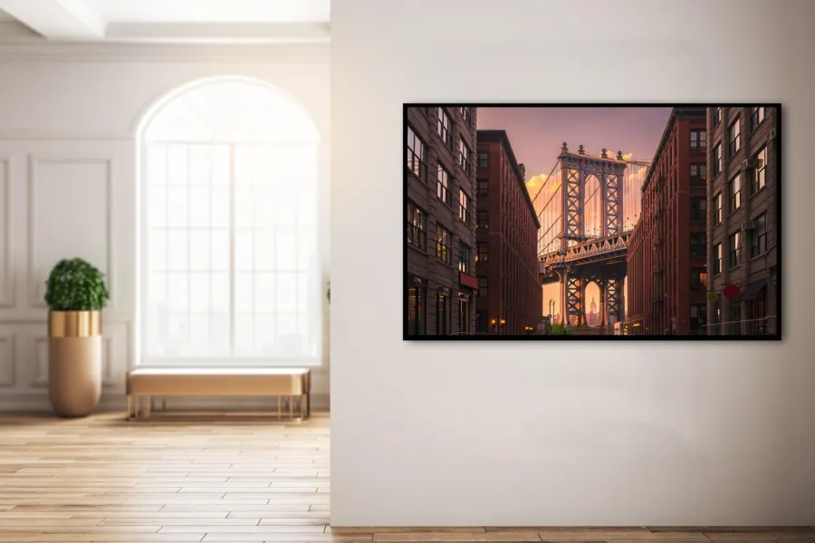 Wandkraft Manhatten Bridge from Brooklyn Street Clearance