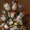 Wandkraft Still life with flowers by Hans Bollongier Sale