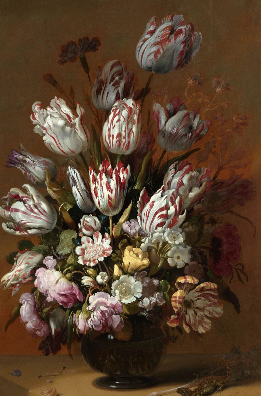 Wandkraft Still life with flowers by Hans Bollongier Sale