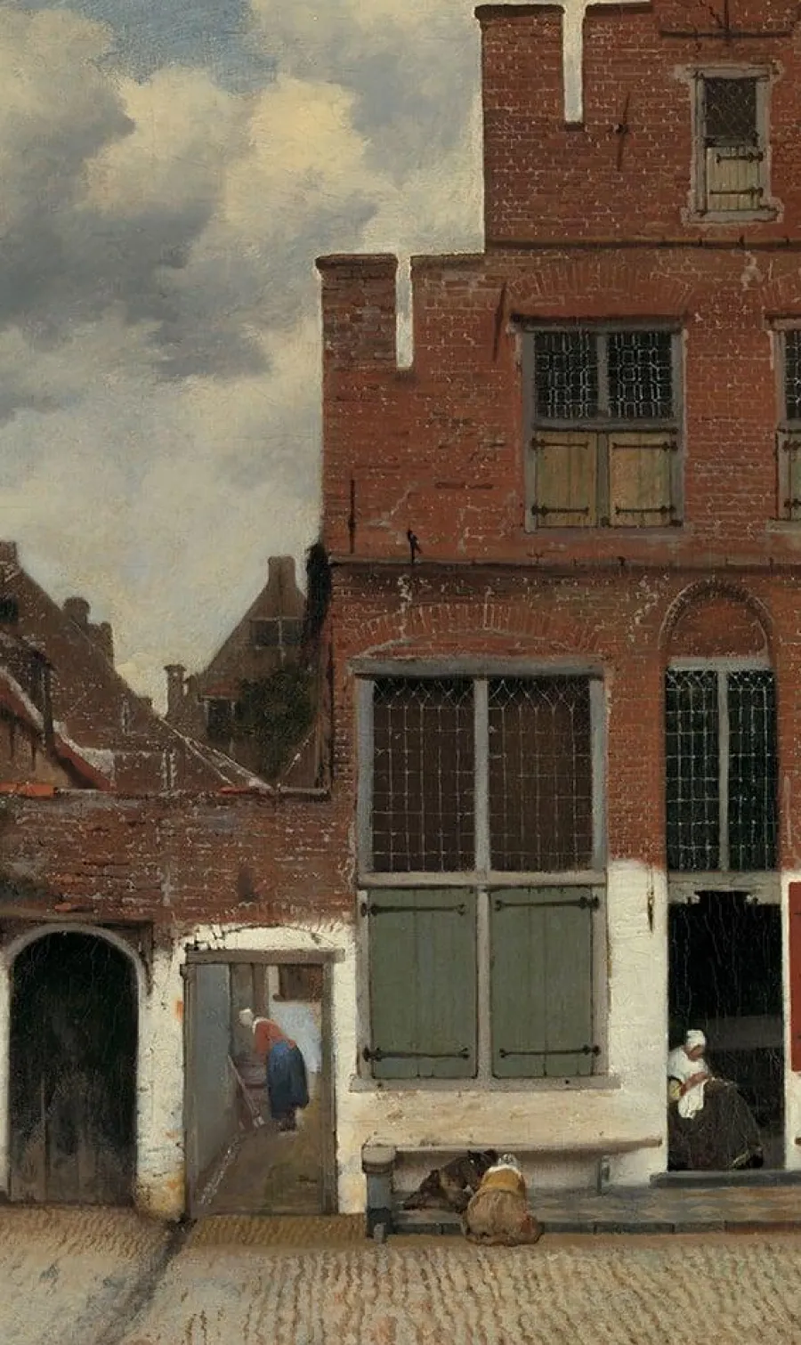 Wandkraft The Alley by Johannes Vermeer New