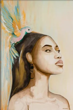 Wandkraft Woman and Hummingbird Sale