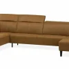 WoonMax Bank Armstrong - Cabrio Cognac - Ottomane - 3zits tussenelement - chaise longue - Showroommodel