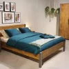 WoonMax Bedframe Lennox Old Teak - Diverse afmetingen Hot