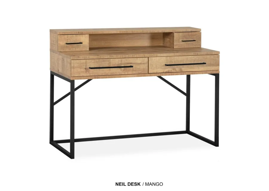 WoonMax Bureau Neil 4 lades/1 open vak - Diverse kleuren Best
