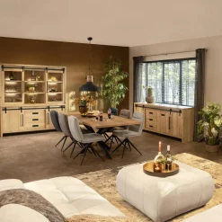WoonMax Dressoir Cottage Natur 225 cm Best