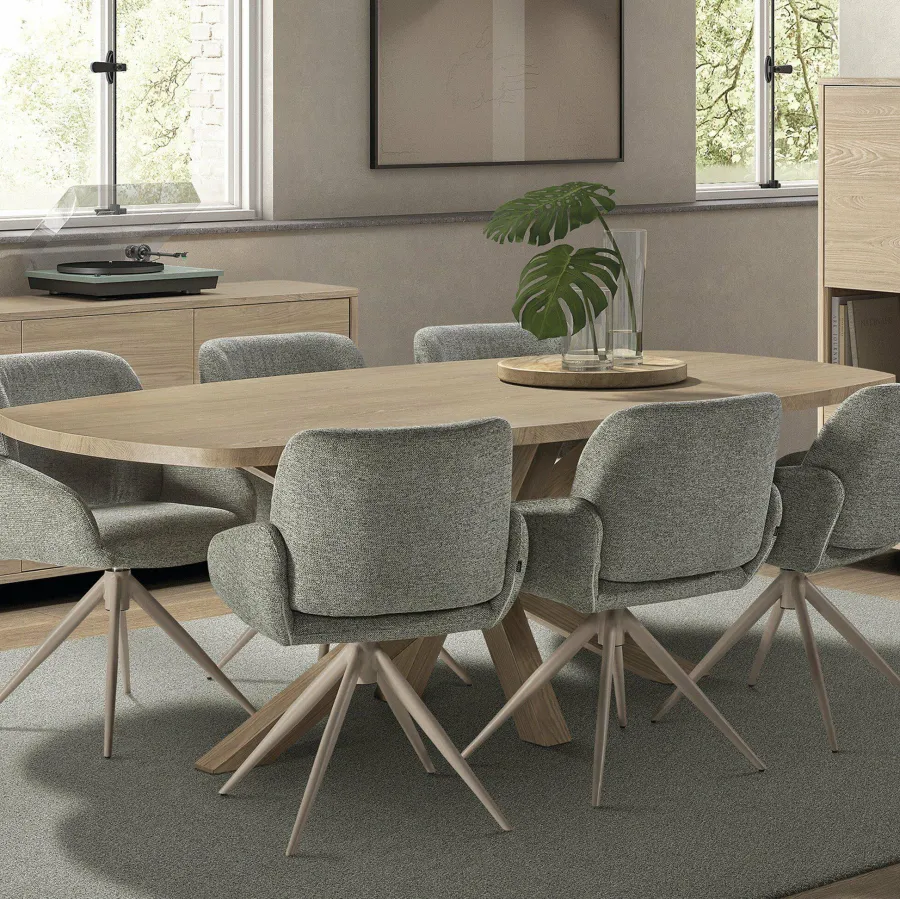 WoonMax Eettafel Deens ovaal Costa - 5 afmetingen - Diverse kleuren Best