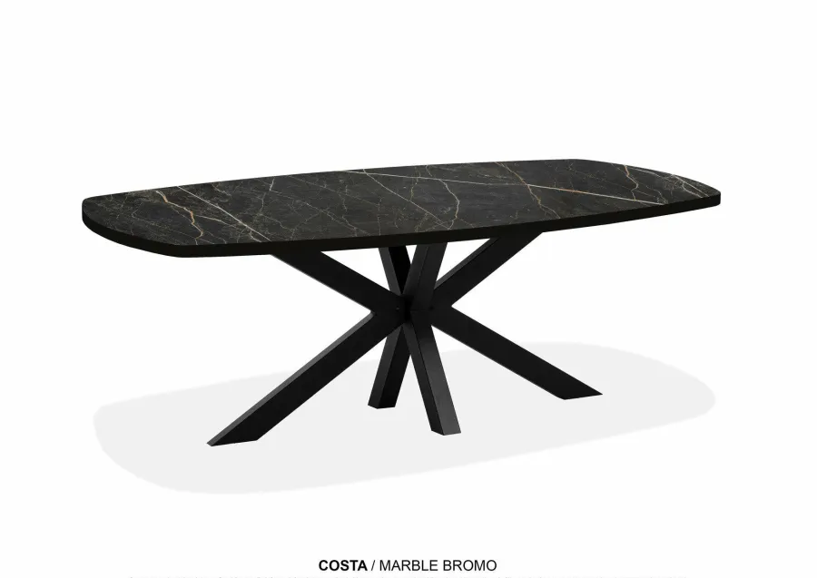WoonMax Eettafel Deens ovaal Costa - 5 afmetingen - Diverse kleuren Best