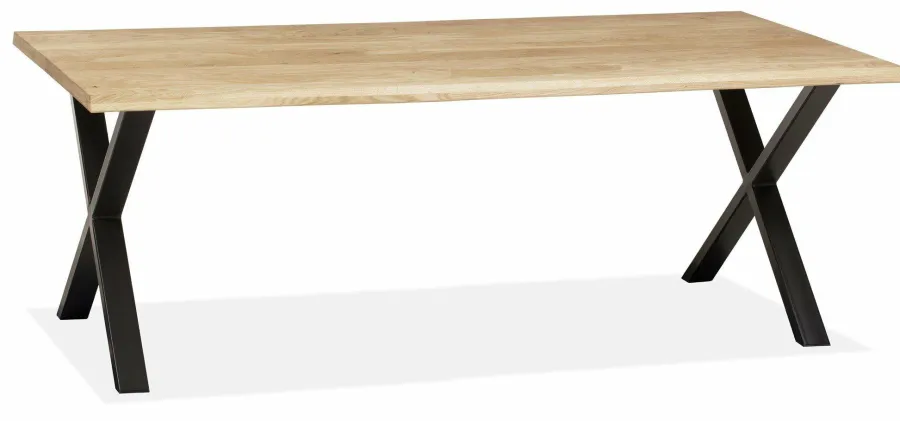 WoonMax Eettafel Glasgow eiken - vele opties en maten Outlet
