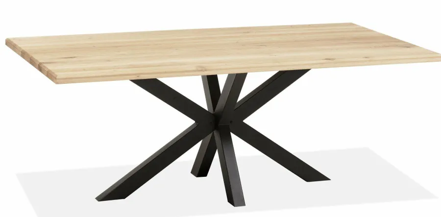 WoonMax Eettafel Glasgow eiken - vele opties en maten Outlet
