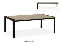 WoonMax Eettafel Lamulux Leeds uitschuifbaar Natur - Showroommodel Discount