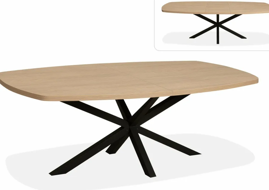 WoonMax Eettafel Mylo Deens Ovaal Lamulux uitschuifbaar - Diverse kleuren en 4 afmetingen Sale