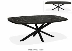 WoonMax Eettafel Mylo Deens Ovaal Lamulux uitschuifbaar - Diverse kleuren en 4 afmetingen Sale