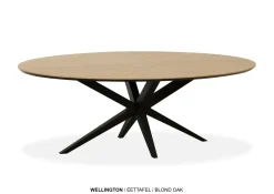 WoonMax Eettafel Wellington Ovaal Lamulux - Diverse kleuren en afmetingen Outlet