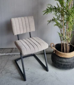 WoonMax Eettafelstoel Turijn Miami - Ash, Zwart of Toffee Clearance