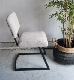 WoonMax Eettafelstoel Turijn Miami - Ash, Zwart of Toffee Clearance