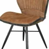 WoonMax Eettafelstoel Splash - cognac, lever, antraciet en mosgroen Hot