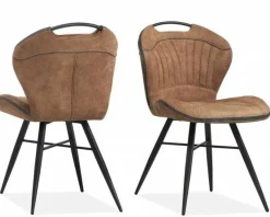 WoonMax Eettafelstoel Splash - cognac, lever, antraciet en mosgroen Hot