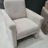 WoonMax Fauteuil Portland rug laag stof Art beige showroommodel Best