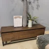WoonMax Milltown TV meubel 3 deurs Dark Mango - 165 cm Online