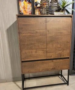 WoonMax Milltown Wandkast met 2 deuren en 1 lade - 116 cm Online