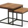 WoonMax Salontafel Floris set van 2 natur Lamulux Hot