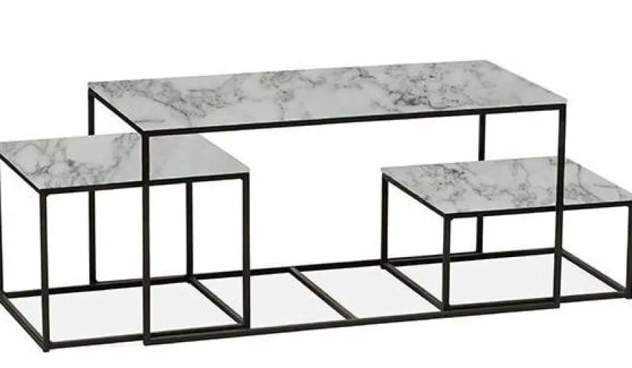 WoonMax Salontafel Mex set van 3 - diverse kleuren lamulux Hot