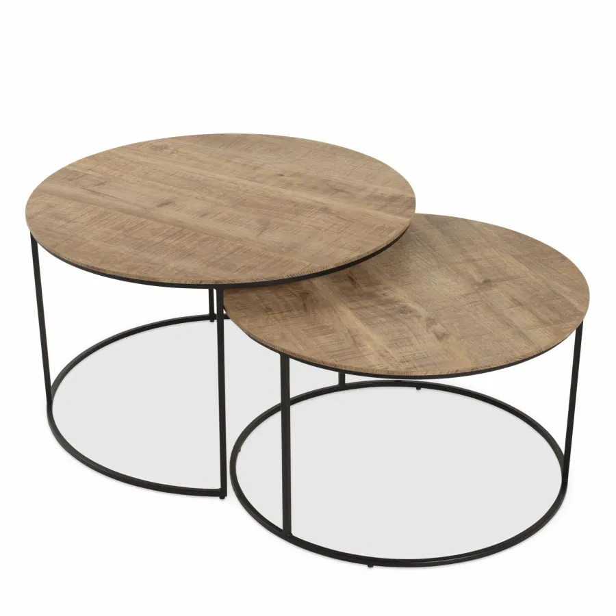 WoonMax Salontafel Windsor set van 2 - mango Hot