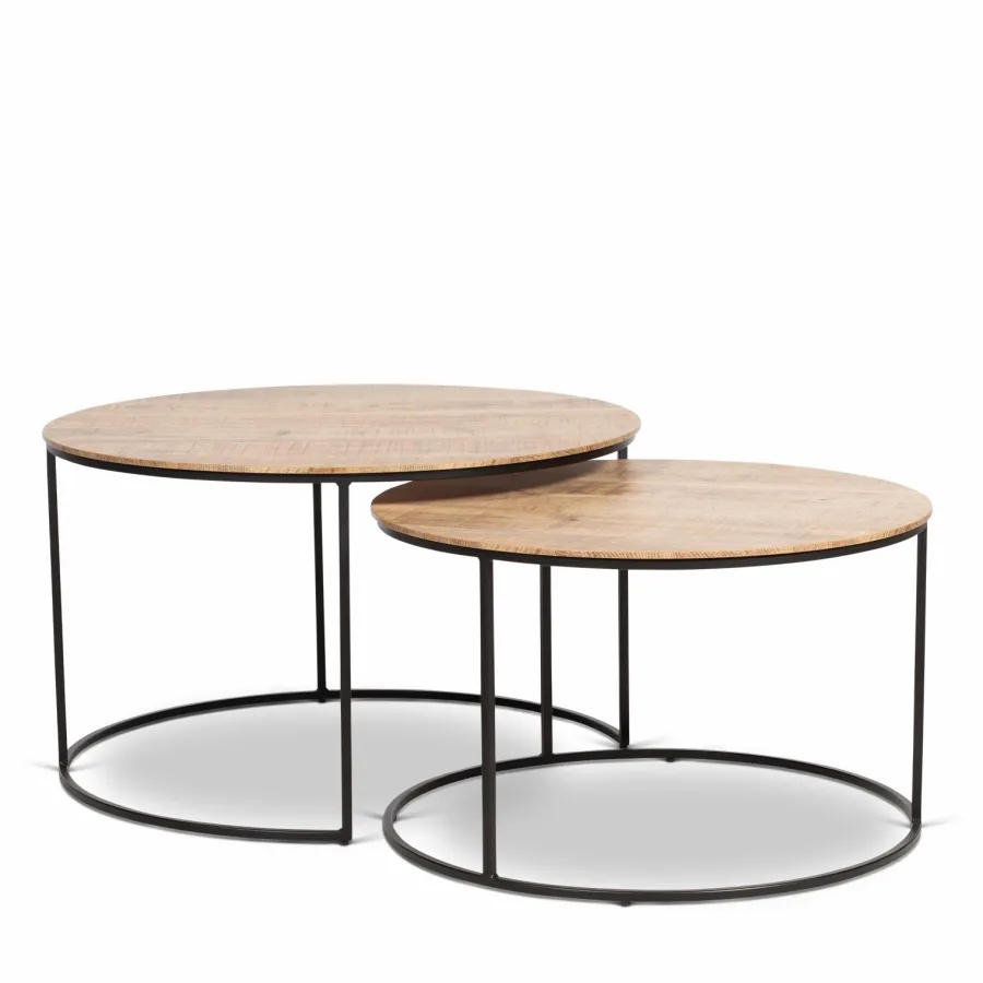WoonMax Salontafel Windsor set van 2 - mango Hot