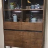 WoonMax Showroommodel - Milltown Vitrinekast met 2 glazen deuren - 116 cm - incl led Hot