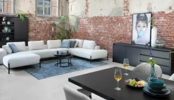 WoonMax TV meubel Milanello 1 deur / 2 laden 111 cm Outlet