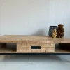 WoonMax Vigo Dark Mango salontafel lamulux met 1 lade Sale