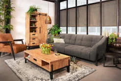 WoonMax Vigo Dark Mango salontafel lamulux met 1 lade Sale