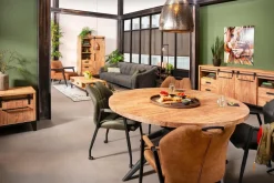 WoonMax Vigo Dark Mango tv kast klein 1 deur en 1 lade Lamulux Outlet
