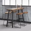 WoonStijl Barstoel houten zitting acacia Hot