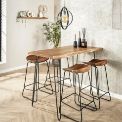 WoonStijl Bartafel edge 130 acacia Online