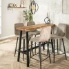 WoonStijl Bartafel live edge 2+3 dik / massief Acacia naturel Best