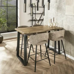 WoonStijl Bartafel 135x70 massief trapeziumvormig Online