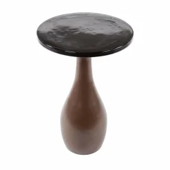 WoonStijl Bijzettafel M druppel Eclipse koper antiek finish