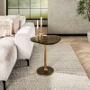 WoonStijl Bijzettafel M Eclipse Goud antiek finish Clearance