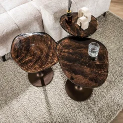 WoonStijl Bijzettafel M Eclipse Koper antiek finish Sale