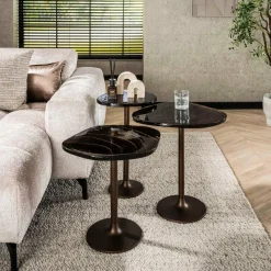 WoonStijl Bijzettafel S Eclipse koper antiek finish Outlet
