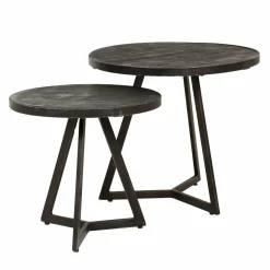 WoonStijl Bijzettafel set van 2 Yucon black Online
