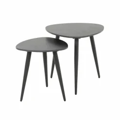 WoonStijl Bijzettafel set van 2 driehoekig ceramic Online